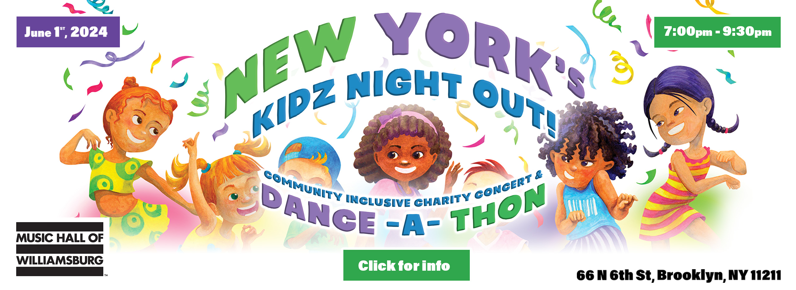 SPARTA New Yorks Kidz Night Out Banner